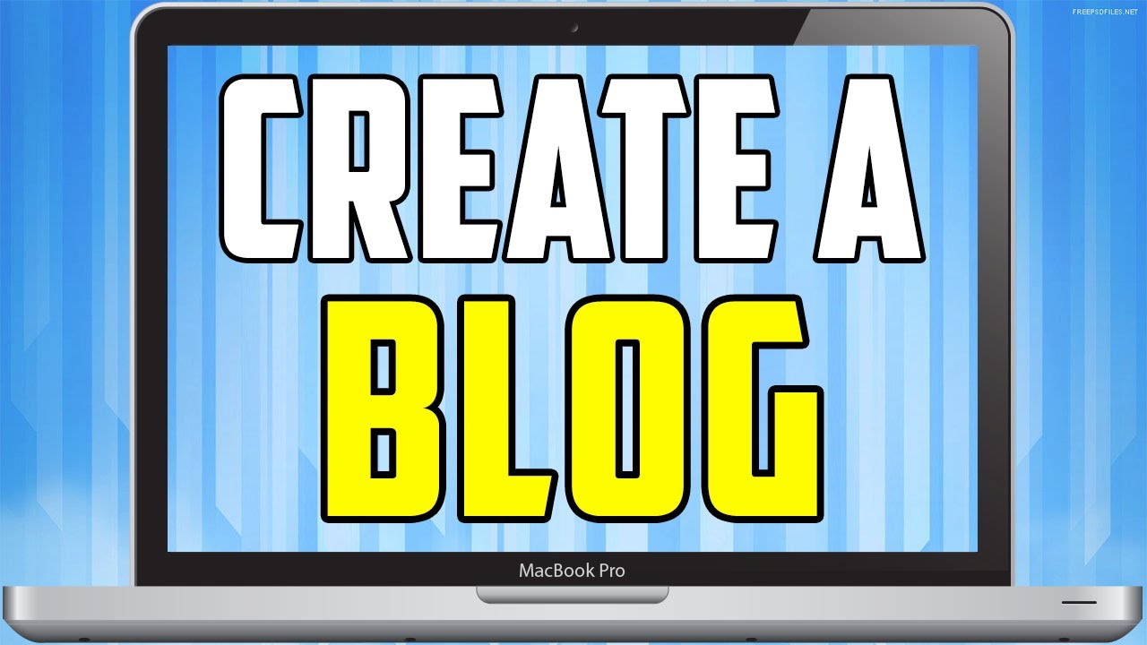 Easy to follow. Create a blog. How to create a blog.